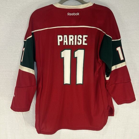 NHL Reebok Minnesota Wild Zach Parise 11 Ref Jersey Youth Large /XL - Picture 4 of 8